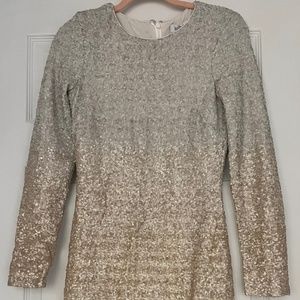 Sequin Ombré Cocktail Dress